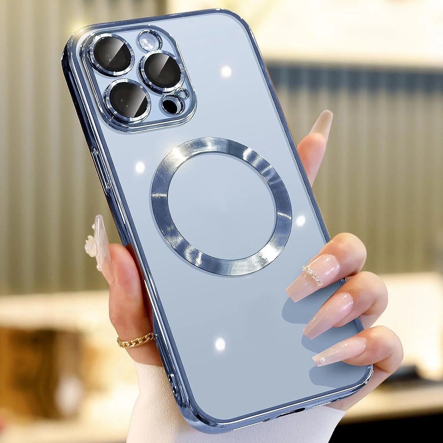 For Apple Iphone 14 13 12 11 Pro Max Case Magnetic Camera Lens Cover