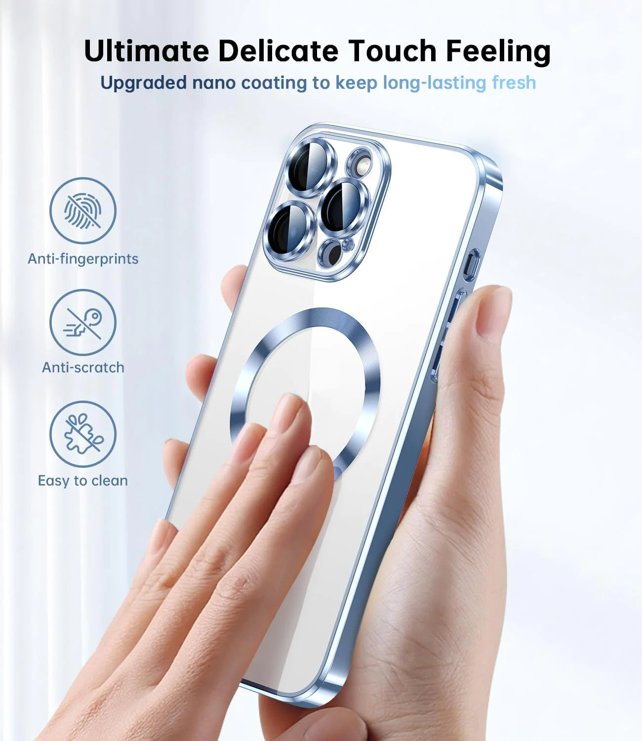For Apple Iphone 14 13 12 11 Pro Max Case Magnetic Camera Lens Cover