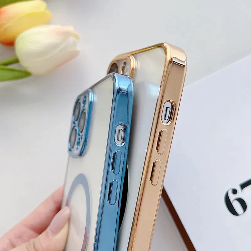 For Apple Iphone 14 13 12 11 Pro Max Case Magnetic Camera Lens Cover