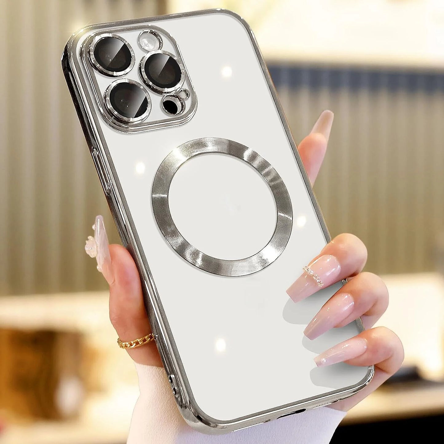 For Apple Iphone 14 13 12 11 Pro Max Case Magnetic Camera Lens Cover