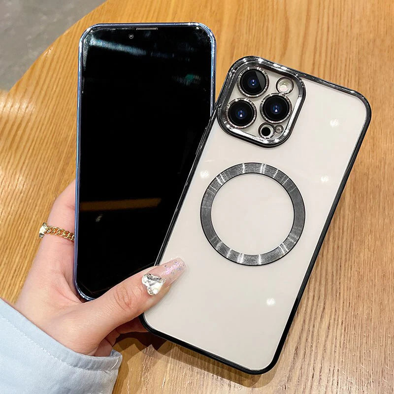 For Apple Iphone 14 13 12 11 Pro Max Case Magnetic Camera Lens Cover