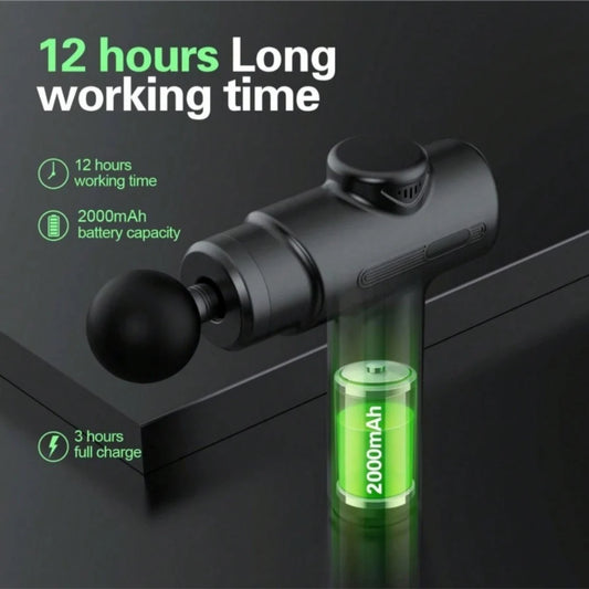 Massage Gun Deep Tissue Massager with 8 Massage Heads