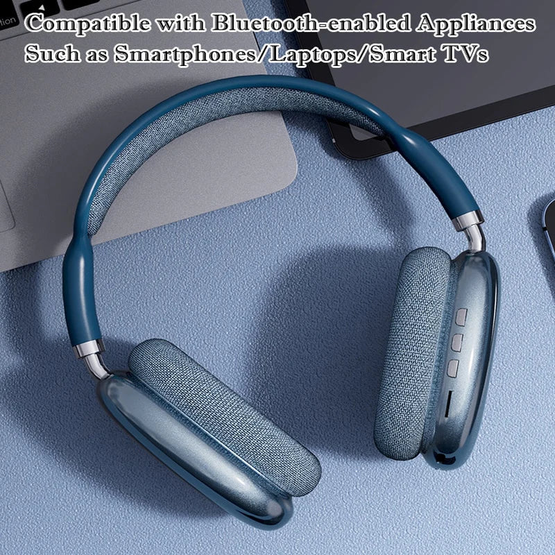 P9 Wireless Bluetooth Headphones with Mic Noise Cancelling Headsets 